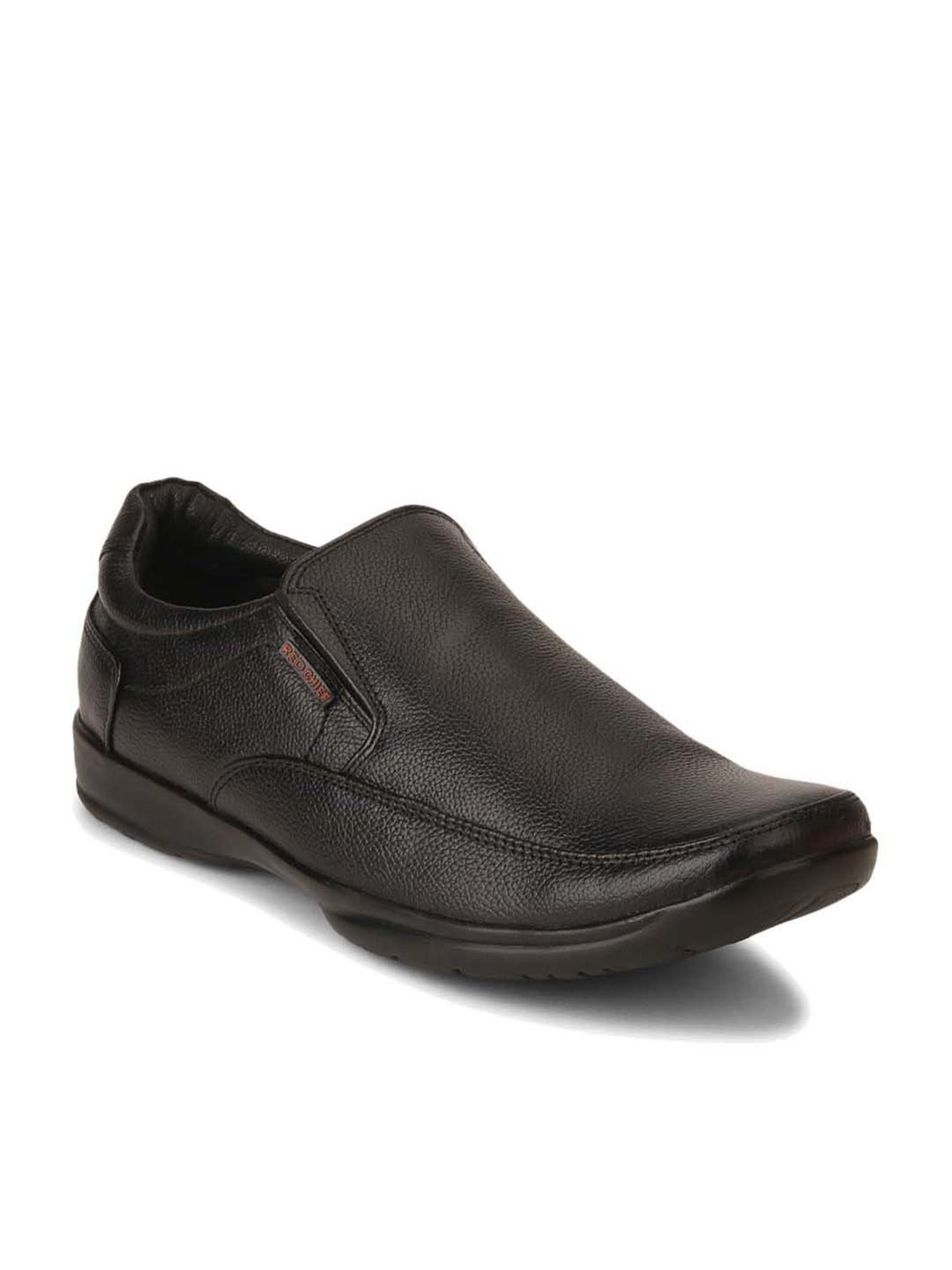 Red Chief Men's Black Formal Slip-Ons