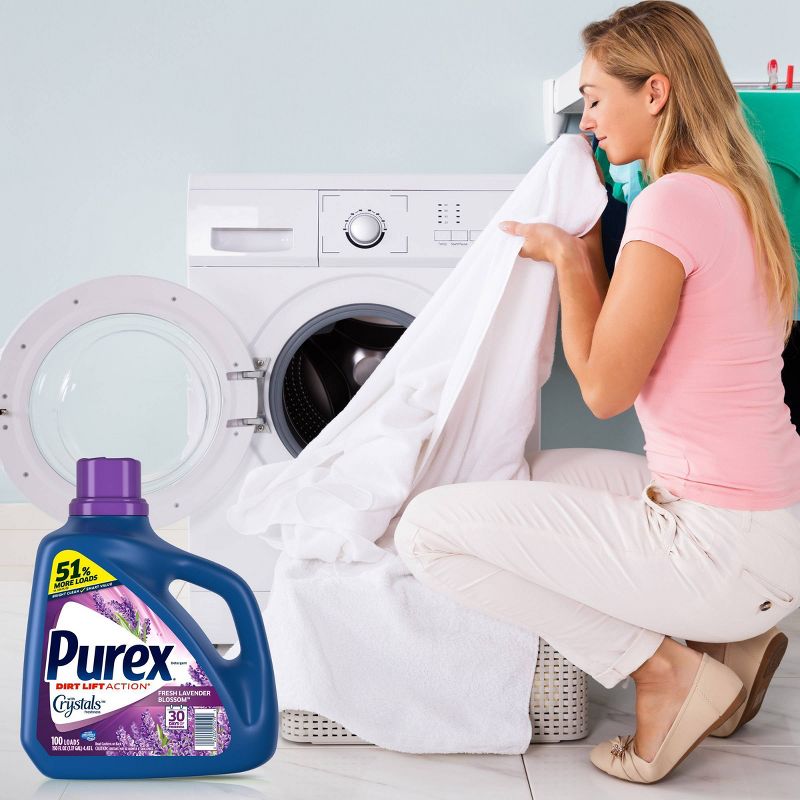 Purex with Crystals Fragrance Lavender Blossom Liquid Laundry Detergent - 150 fl oz