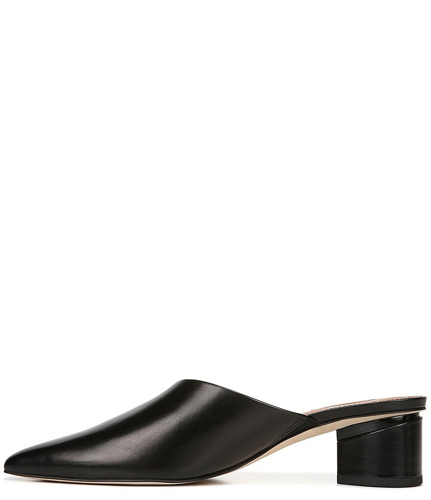 Schutz Sionne Clear Vinyl Pointed Toe Mules