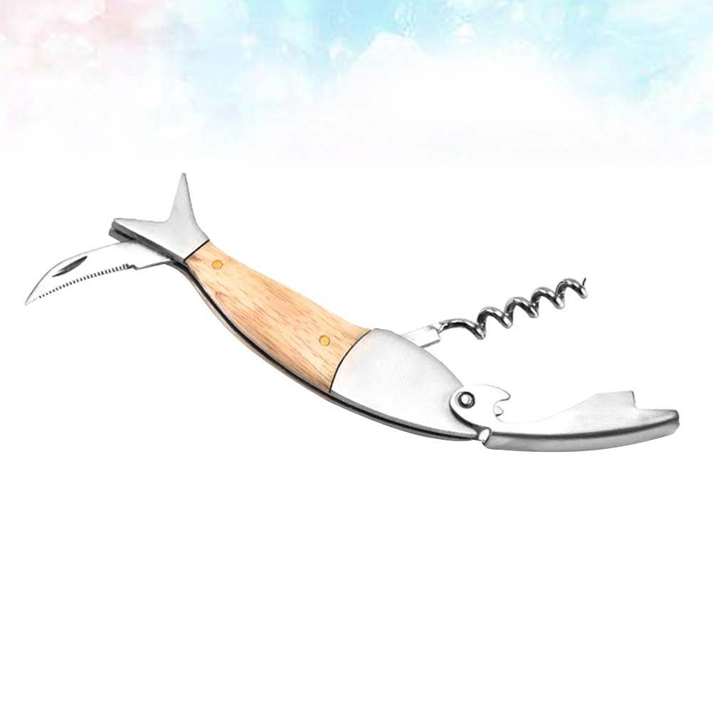 1pc Kitchen Gaget Multifunctional Beer Bottle Opener Beer  for Home (Silver)