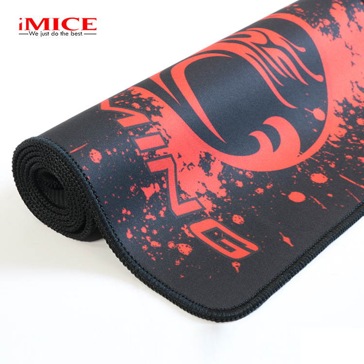 IMICE PD-83 800X300X3 mm Brim Lock Mouse Pad, Multiple Colors Are Availoable, Wrist Protector,  Clear Pattern - Yellow