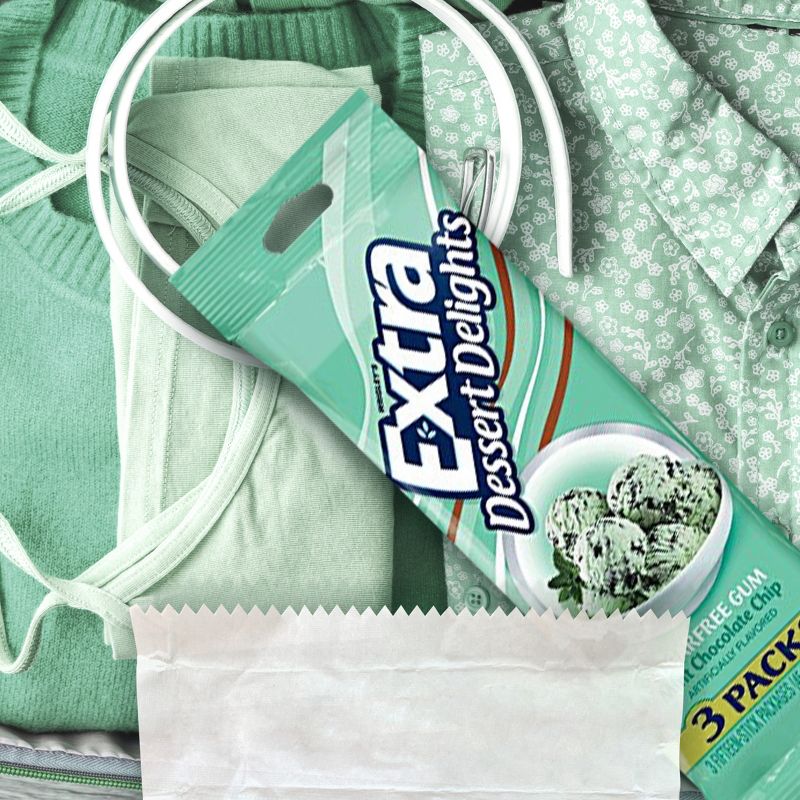 Wrigley's Extra Dessert Delights Mint Chocolate Chip Sugarfree Gum 3 pk