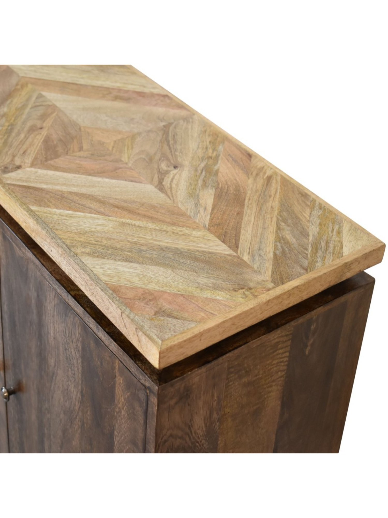 Artisan Furniture Platform Brown Wood Cabinet