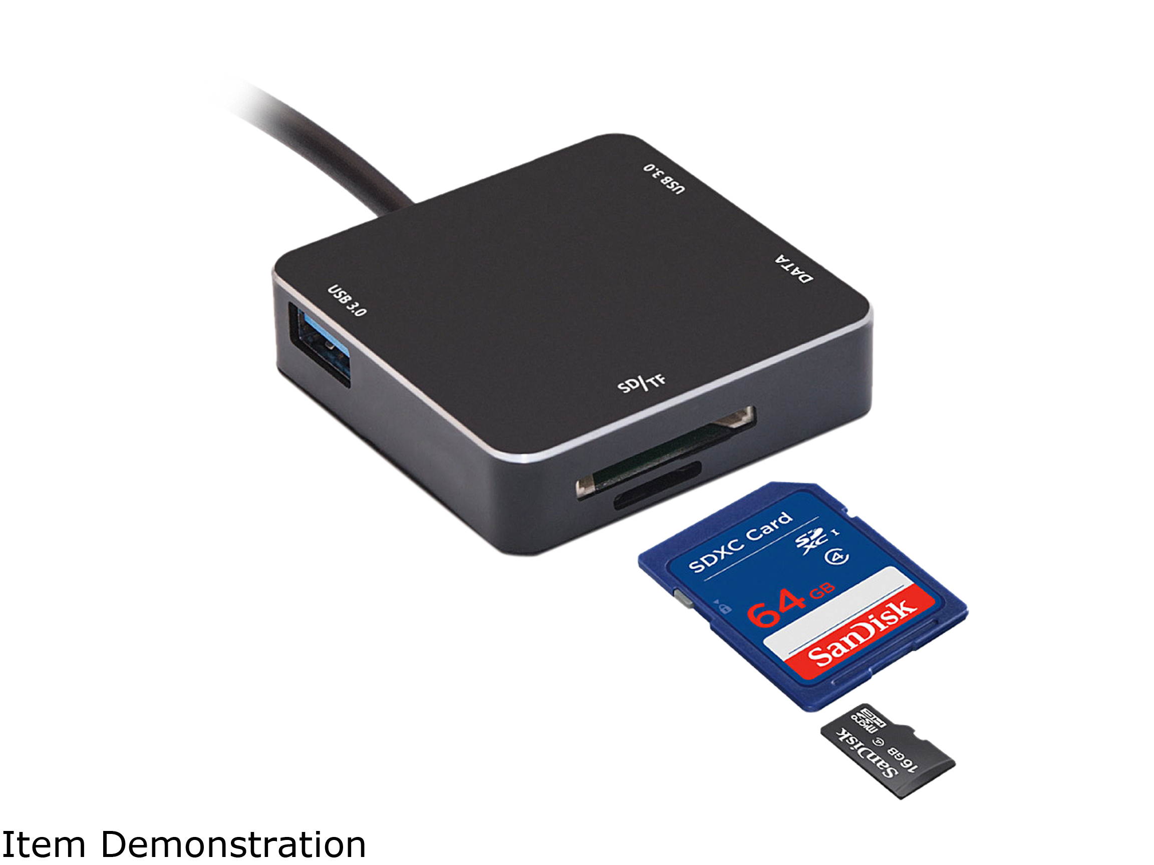 SYBA SD-HUB50114 USB 3.1 Gen 1 Type-C Mini USB 3.0 Hub and SD Card Reader