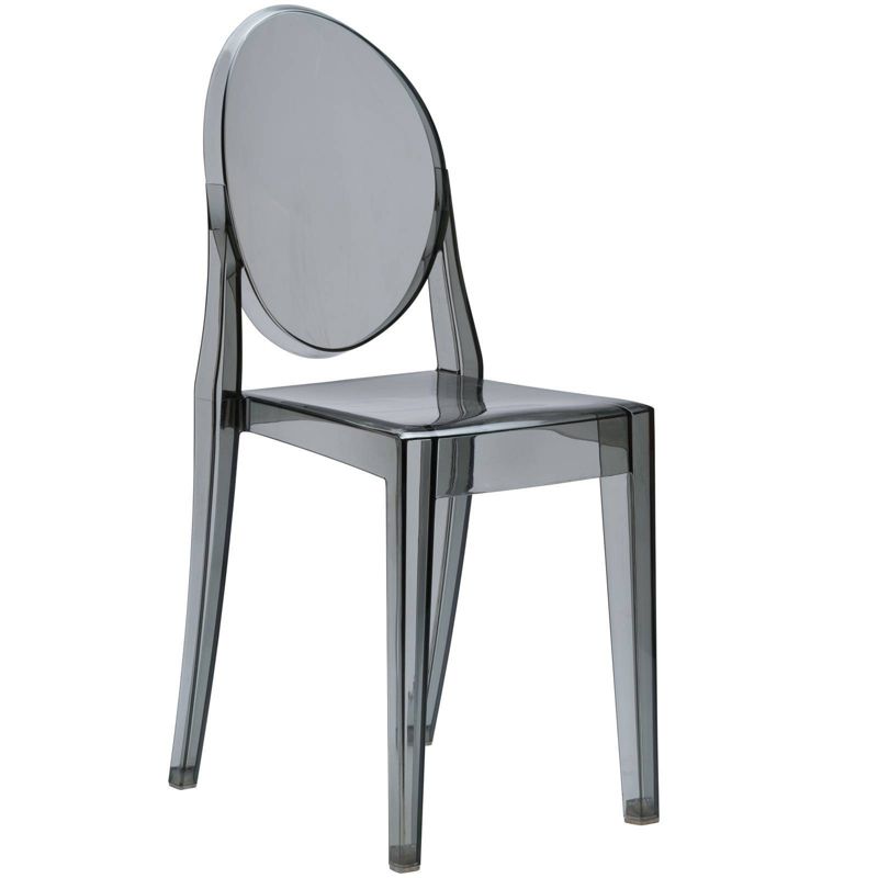 Set of 4 Janice Side Chair Charcoal - Poly & Bark