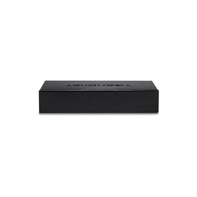 5-Port Gigabit PoE+ Powered EdgeSmart Switch with PoE Pass Through, 18W PoE Budget, 10Gbps Switching Capacity, Managed Switch, Wall-Mountable, Lifetime Protection, Black, TPE-P521ES