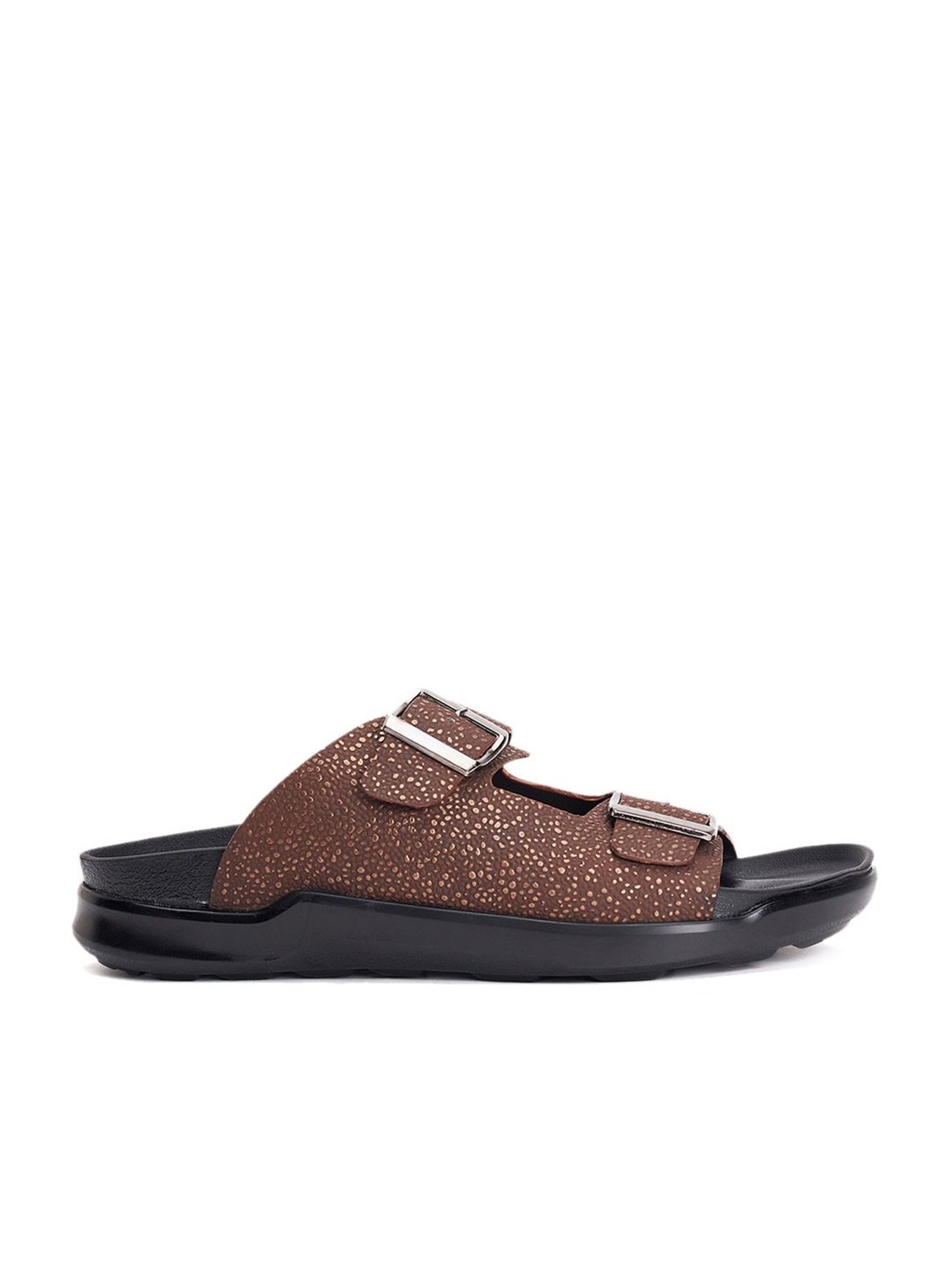 Hitz Men's Brown Casual Sandals