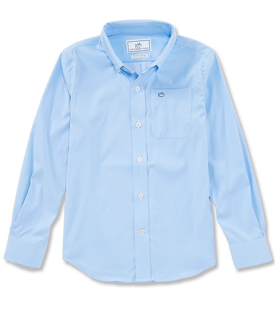 Southern Tide Little/Big Boys 4-16 Long-Sleeve Intercoastal Sportshirt