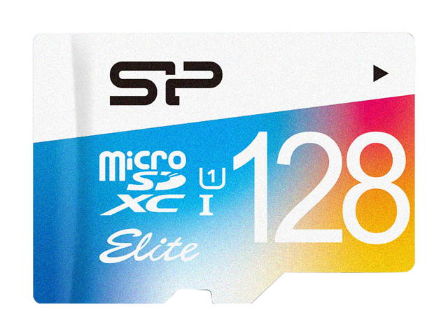 Silicon Power 128GB up to 75 MB/s MicroSDXC UHS-1 Class10, Elite Flash Memory Card with Adaptor