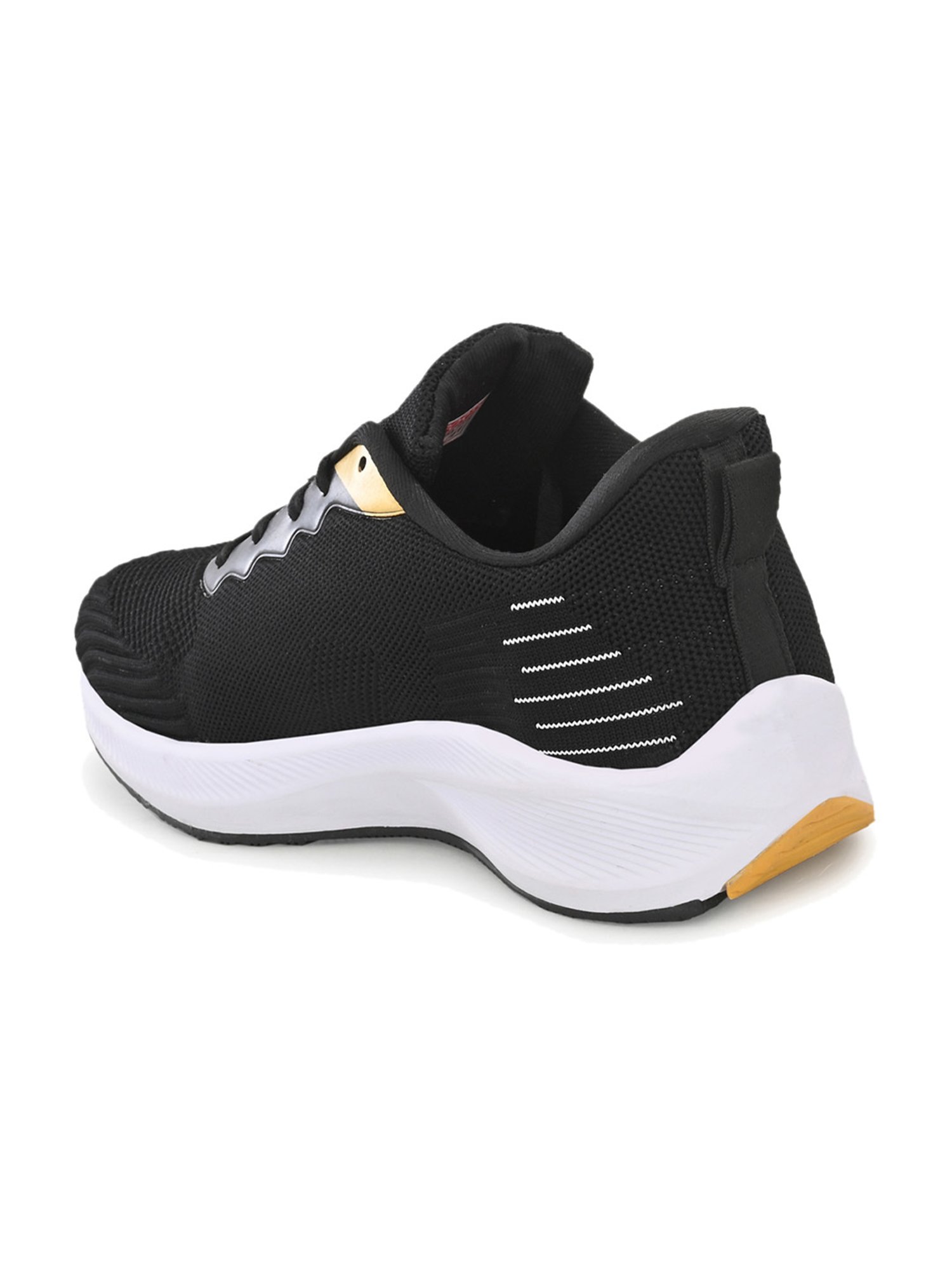 San Frissco Men's Black Running Shoes