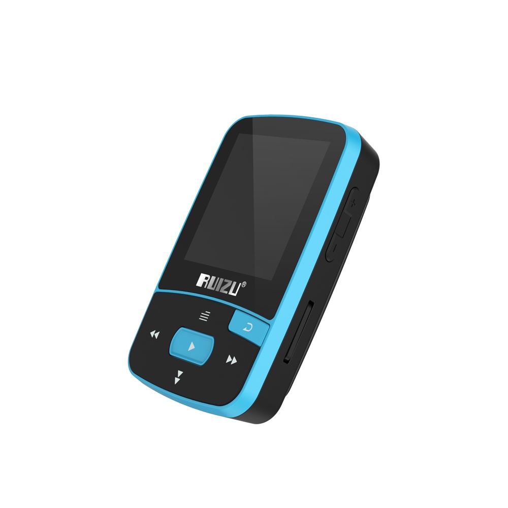 RUIZU X50 8GB 1.5in MP3 Player HiFi Lossless Sound Quality Bluetooth Pedometer TF Card FM Radio Recording E-book Time Calendar