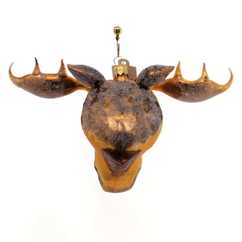 Christina's World 3.5" Magnificent Moose W/ Antlers Ornament Elk Deer  -  Tree Ornaments