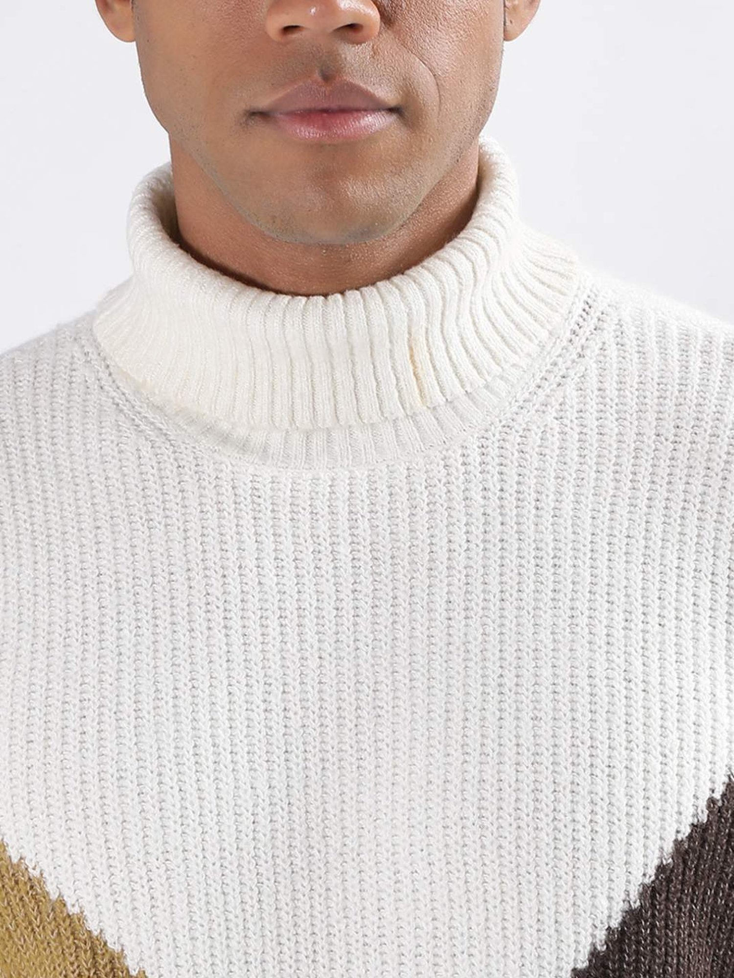 Lindbergh Multi Regular Fit Colour Block Sweaters