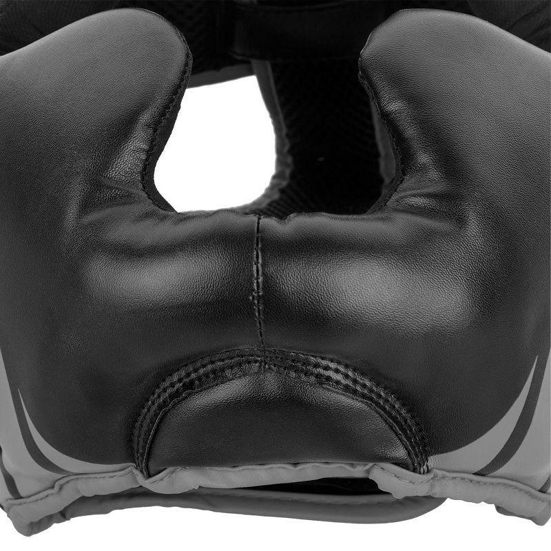 Venum Challenger 2.0 Skintex Leather MMA Training Headgear - Black/Gray