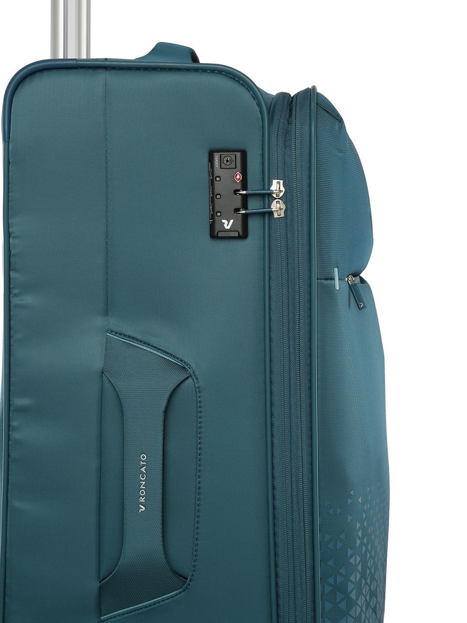 Roncato Crosslite Petrolo Solid Soft Large Trolley Bag -30 cm