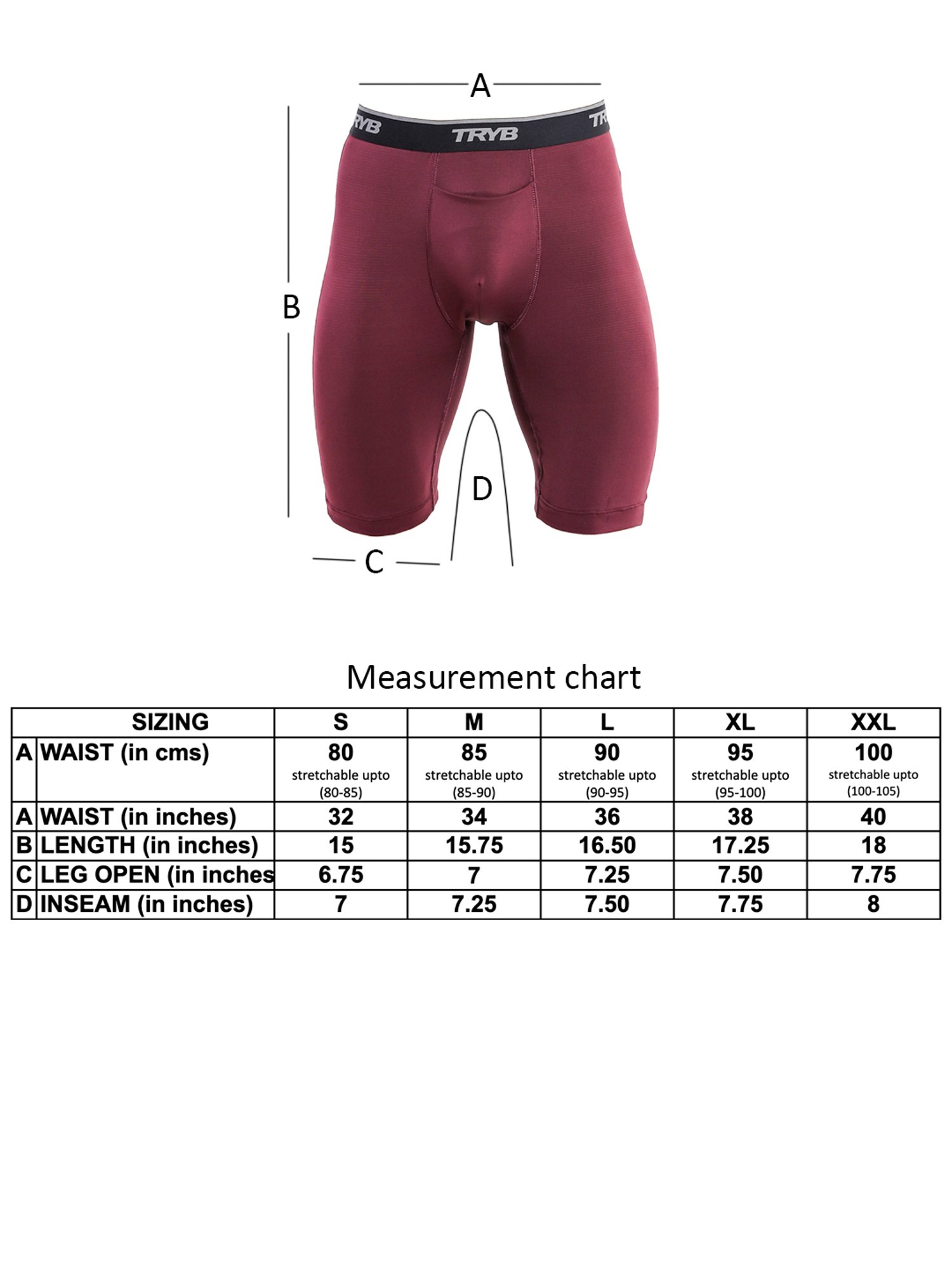 TRYB Wine Skinny Fit Sports Tights