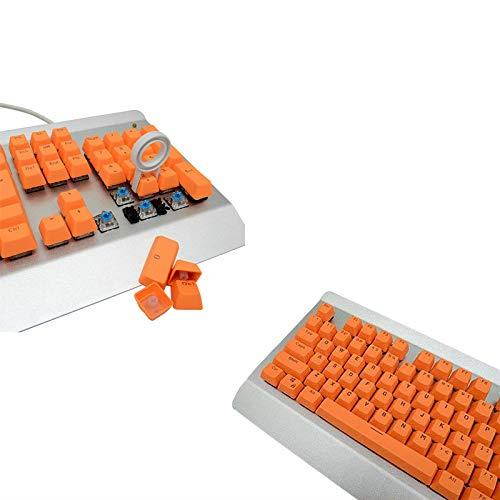 Bossi Backlit Keycaps Mechanical Keyboard Keycaps PBT Doubleshot Keycaps Replacement Cherry MX Mechanical Keyboard Keycaps with Key Puller - Orange
