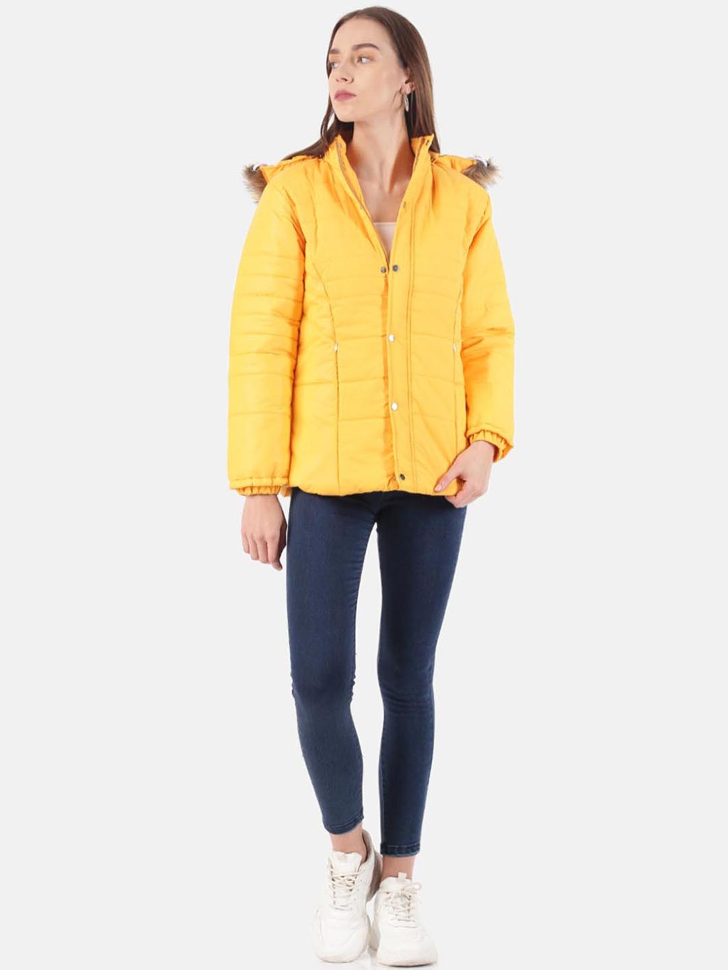 VOXATI Yellow Quilted Jacket