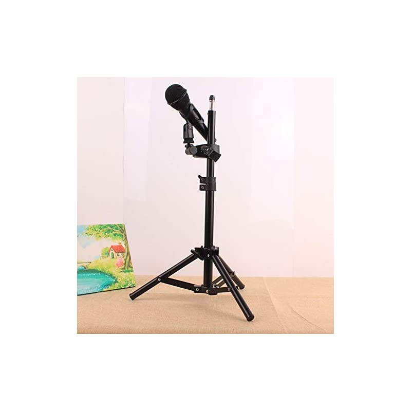 Mic Clamp Microphone Stand Grip Mount with Clip Holder