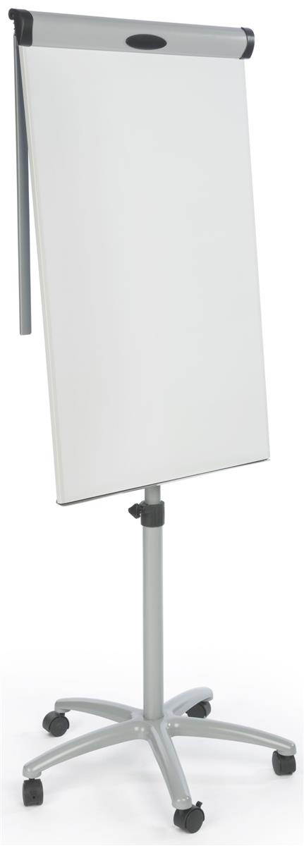 Rolling White Board Easel, Height Adjustable, Locking Wheels, 26" x 39" Dry Erase Surface (AWBE24RS)