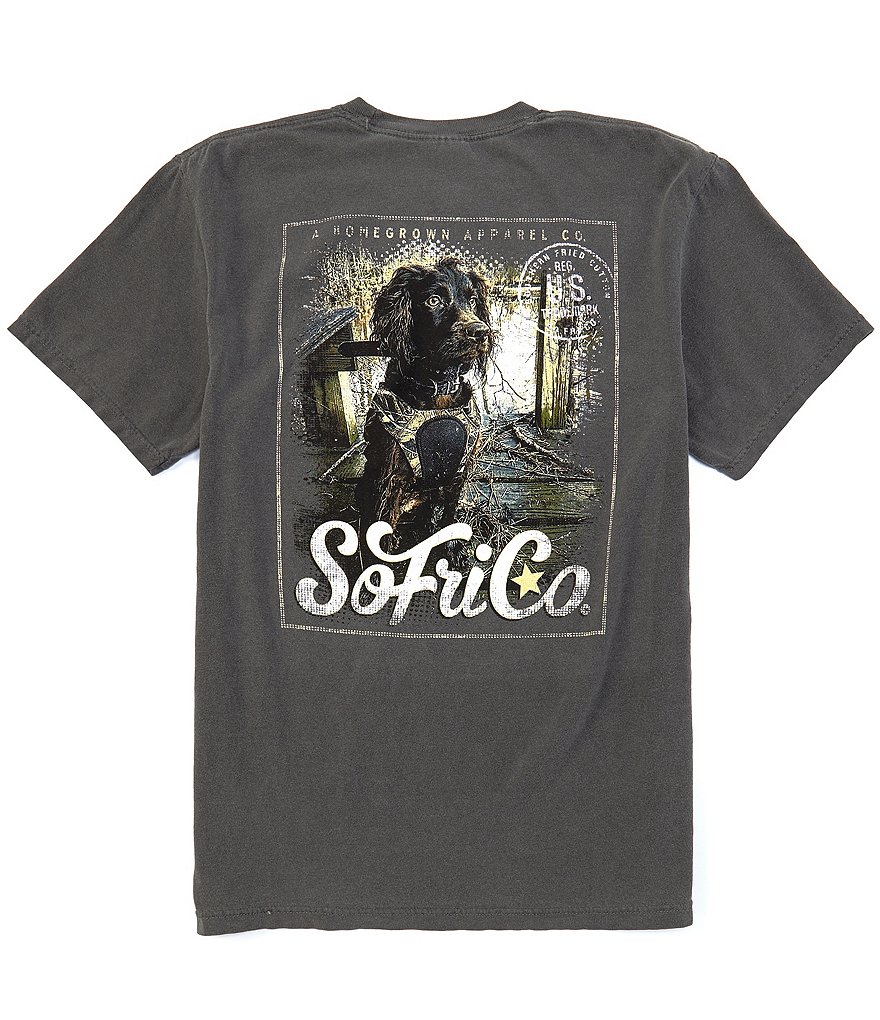 Southern Fried Cotton Men's Piper Short-Sleeve Pocket Graphic Tee