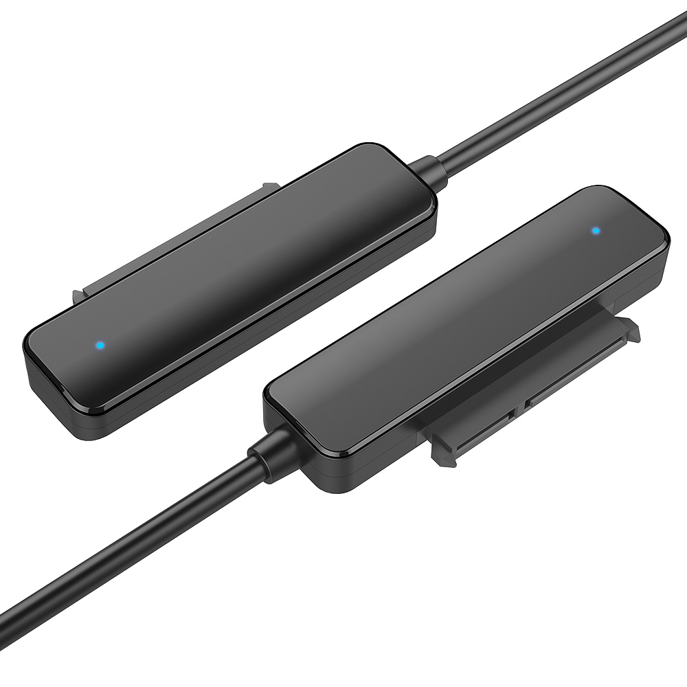 Hannord Upgraded SATA to USB C Cable, USB 3.1 Type C SATAIII Hard Drive Adapter Cable for 2.5 Inch SSD & HDD Support UASP, 24 Inch Long