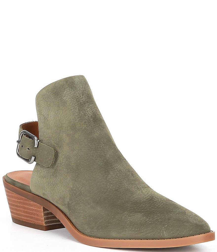 Lucky Brand Farryn Nubuck Slingback Low Heel Shooties