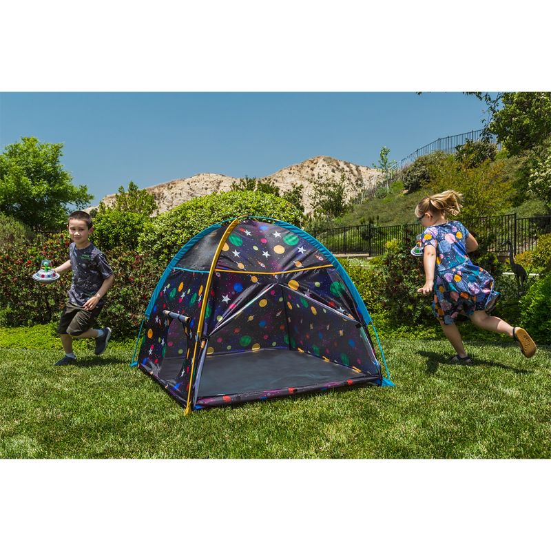 Magic Cabin - Outdoor Tent with Lights for Kids, Blue