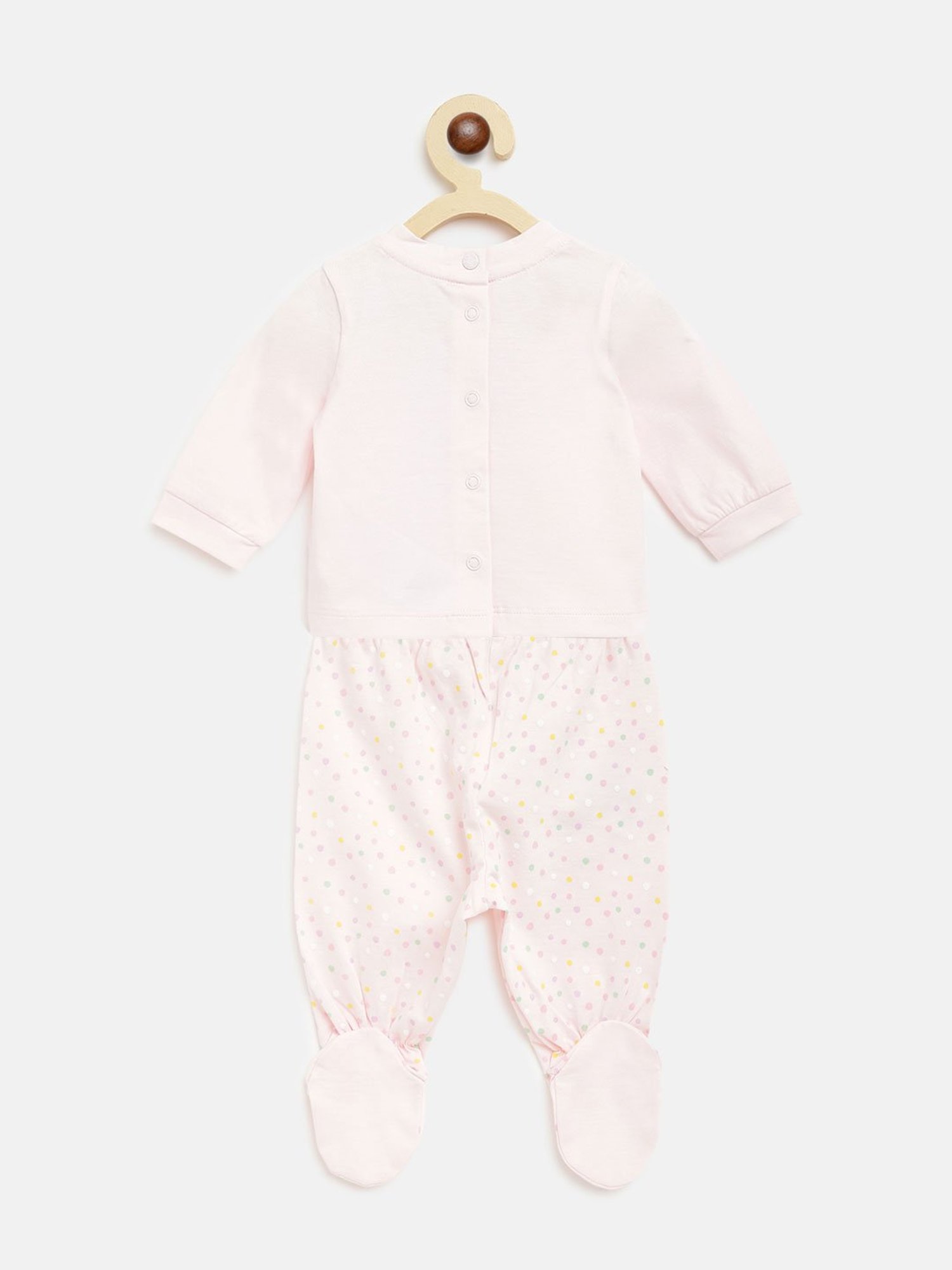 Chicco Kids Light Pink Printed T-Shirt with Pants