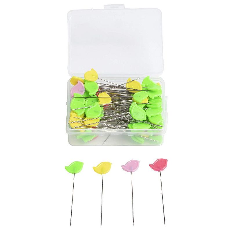 Sewing Pins, Flat Head Quilting Pins in 5 Designs (1.6 to 2 Inches, 475 Pieces)