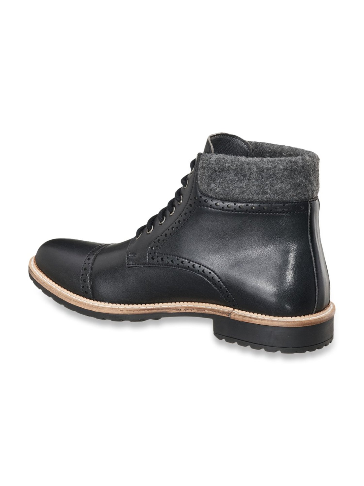 Duke Men's Black Derby Boots