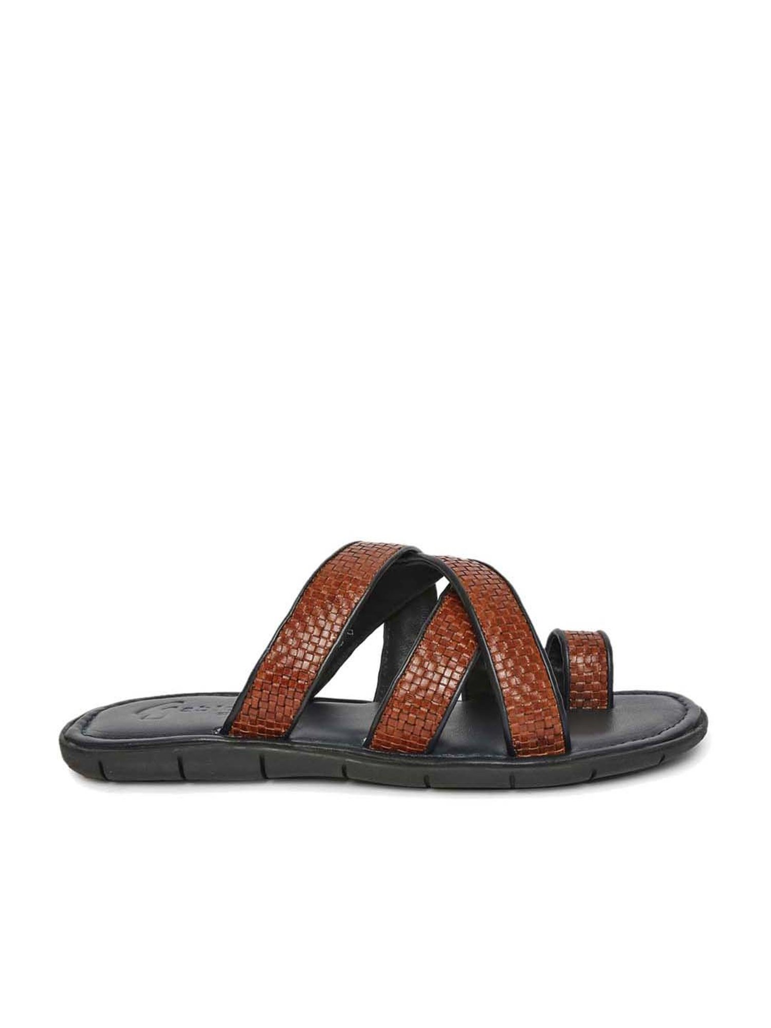 Gabicci Men's Rich Tan Toe Ring Sandals