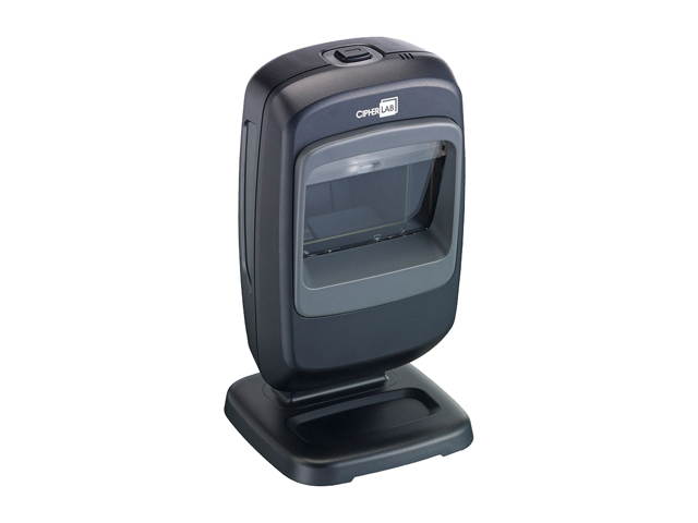 CipherLab A2200NBUN0001 2200 Series Omnidirectional Barcode Scanner and 2D Imager, USB Kit - Black