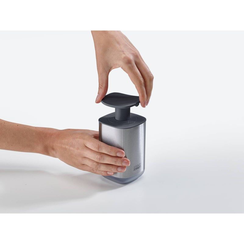 Joseph Joseph Presto Steel Hygienic Soap Dispenser - Gray
