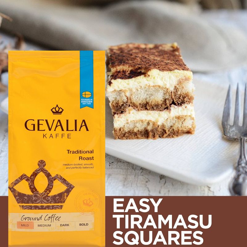 Gevalia Traditional Mild Light Roast Ground Coffee - 12oz