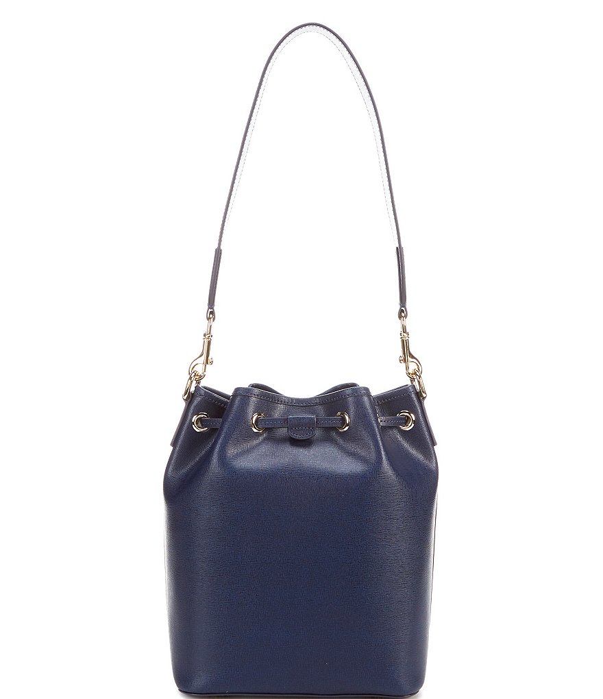 Dooney & Bourke Saffiano Collection Drawstring Bucket Bag