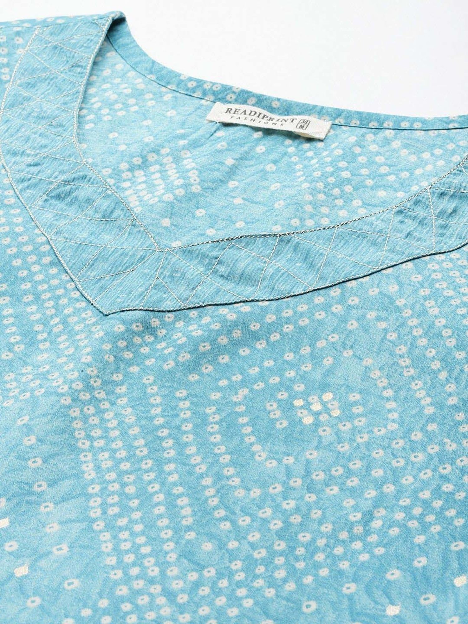 READIPRINT FASHIONS Blue Printed Kurta Pant Set