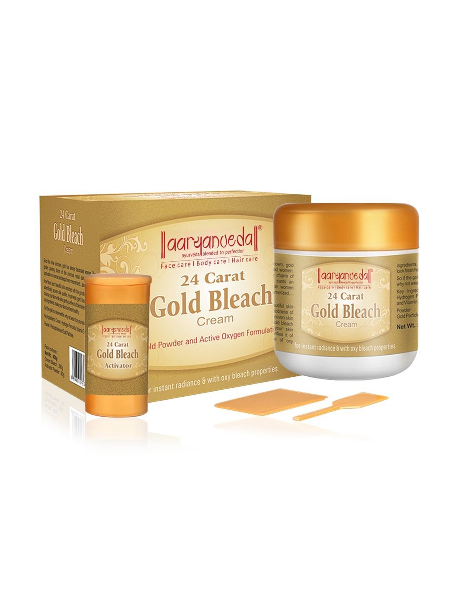 Aryanveda 24 Carat Gold Bleach Cream