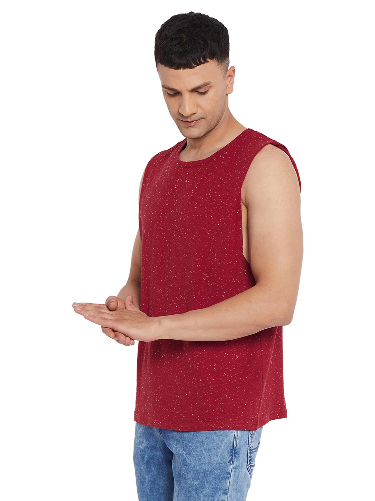 Hypernation Maroon Crew T-Shirt