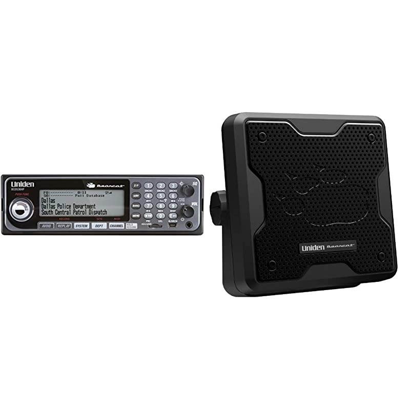 BCD536HP HomePatrol Series Digital Phase 2 Base/Mobile Scanner with HPDB and Wi-Fi & (BC20) Bearcat 20-Watt External Communications Speaker