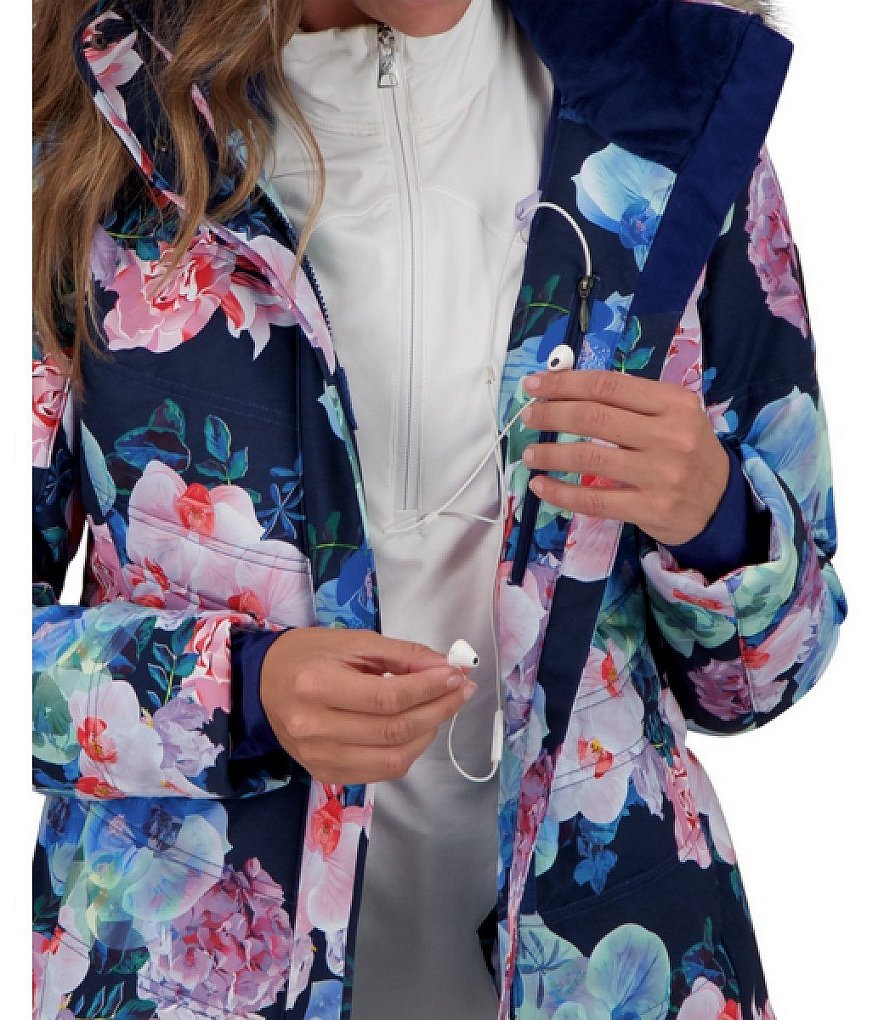 Obermeyer Tuscany II HydroBlock&reg; Elite Faux Fur Fleece Lined Stand Collar Hooded Jacket