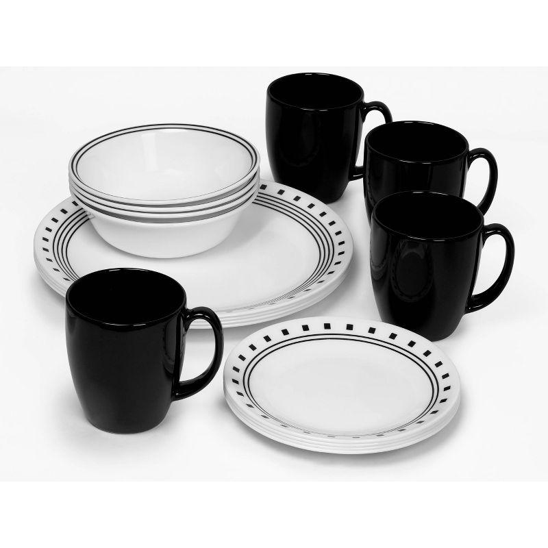 Corelle Livingware 16pc Dinnerware Set City Block