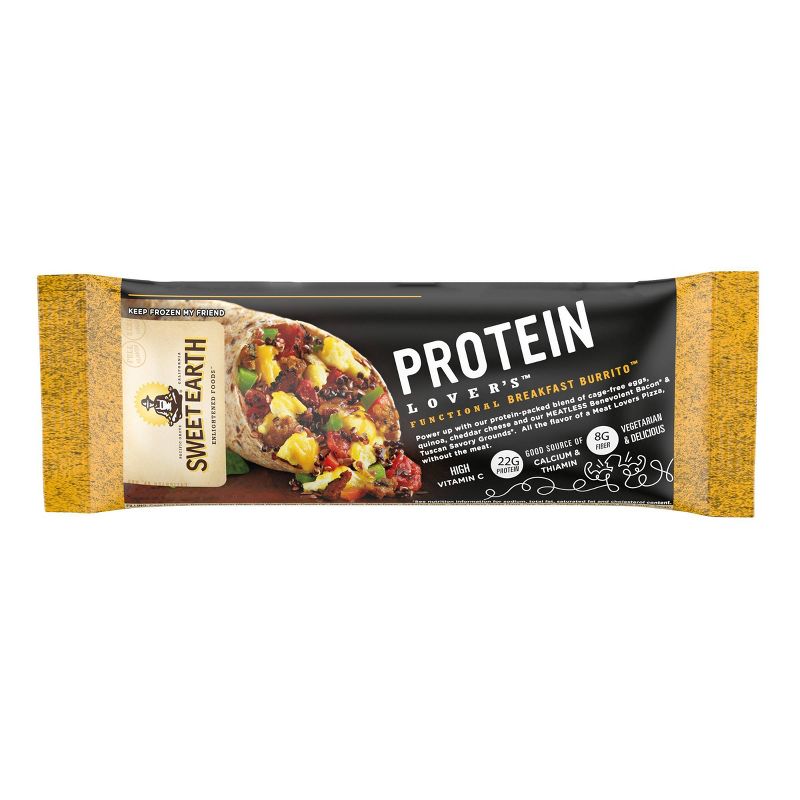 Sweet Earth Protein Lovers Frozen Breakfast Burrito - 6oz