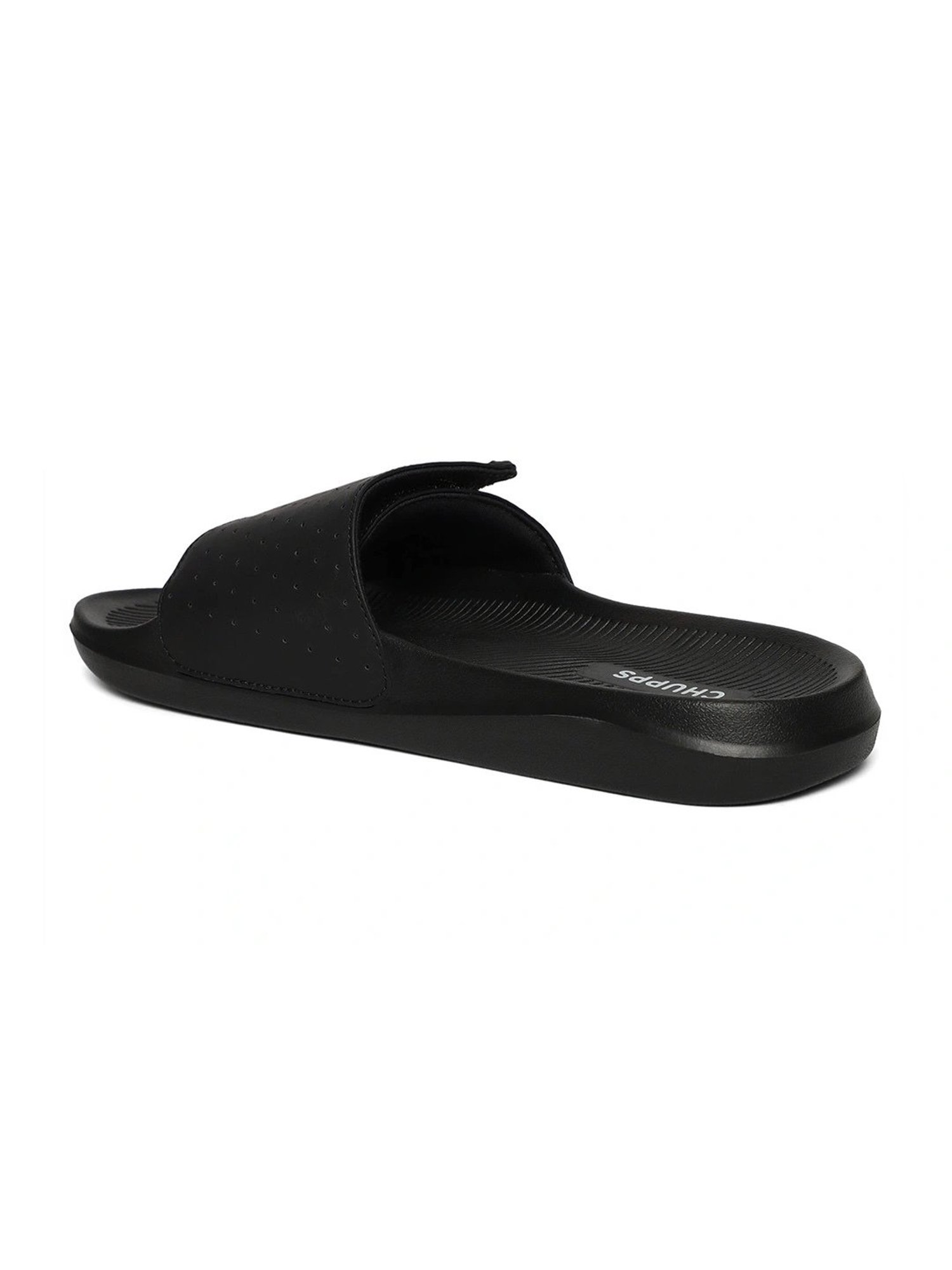 Chupps Men's Classic AirSoft Black Slides