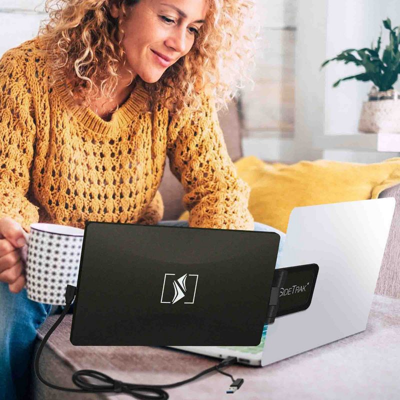 SideTrak Swivel 12.5" Attachable Portable Monitor for Laptop - IPS Full HD 1920x1080 USB Display - Black