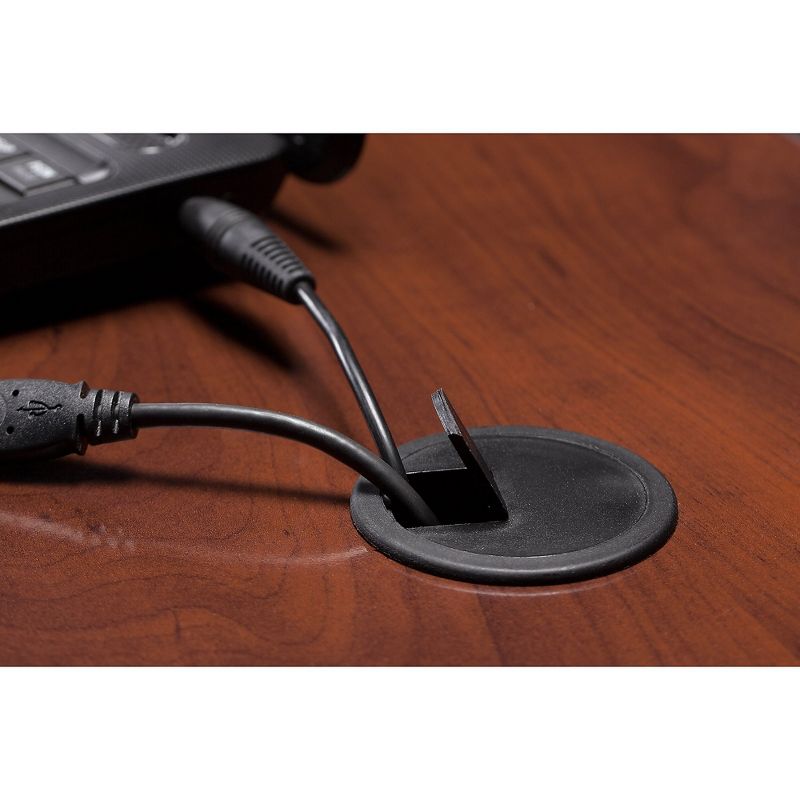 Bush Business Furniture Westfield Elite 66W x 30D C Leg U Shaped Desk, Hansen Cherry SRE105HC