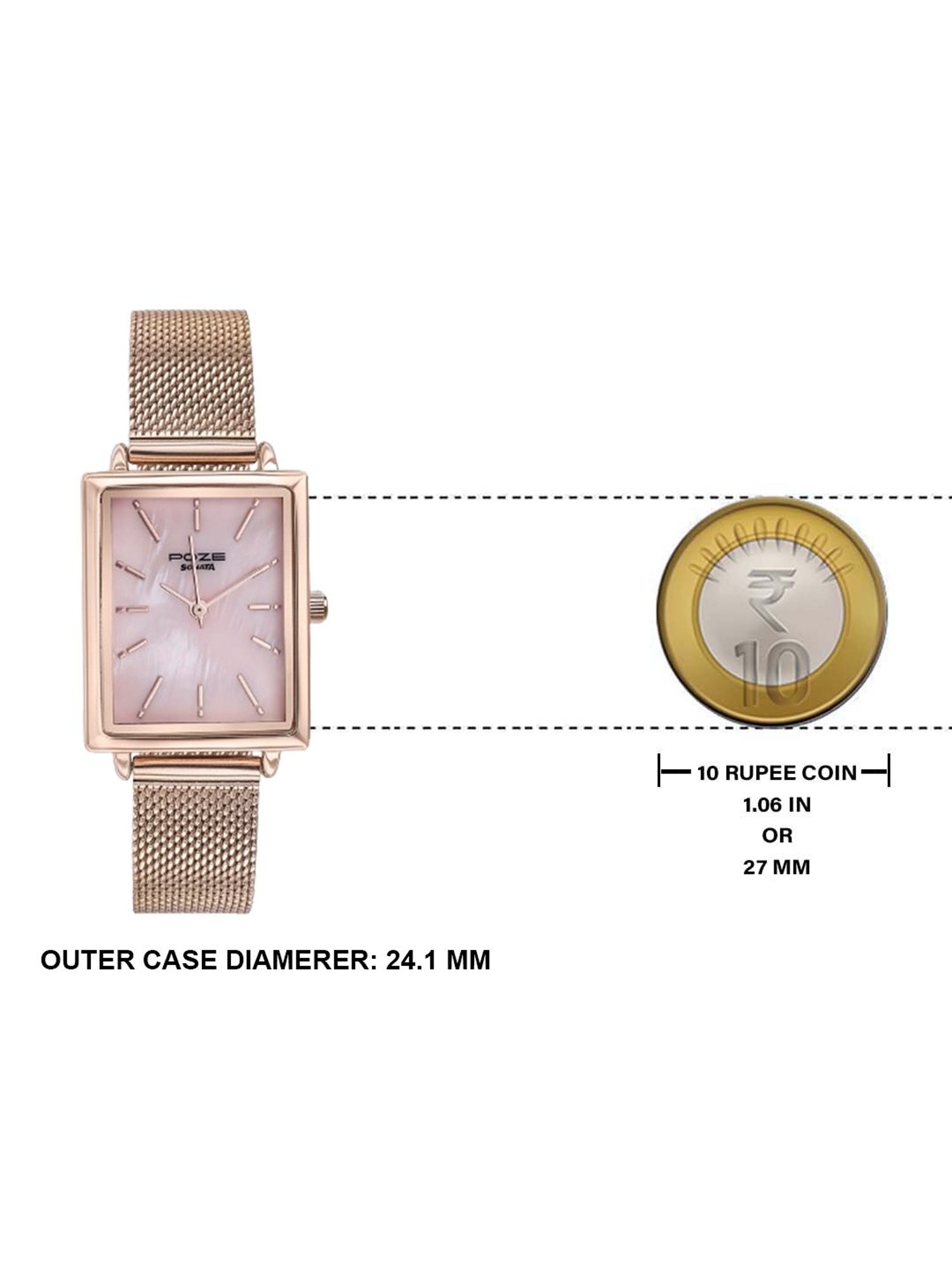 Sonata Poze 3.0 SP80079WM01WF Analog Watch for Women