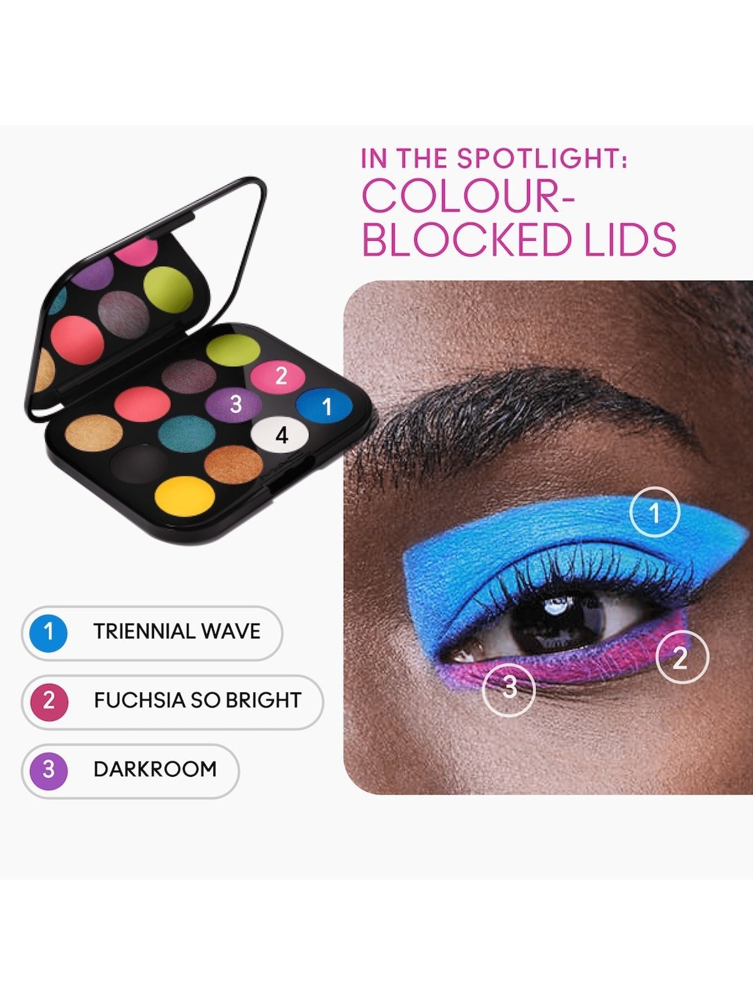 M.A.C Connect In Colour 12-Pan Eyeshadow Palette Hi-Fi Colour - 12.2 gm