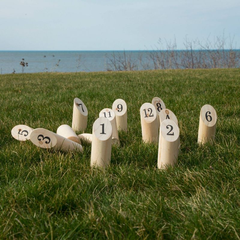 Hey! Play! Wooden Throwing Game-Complete Set