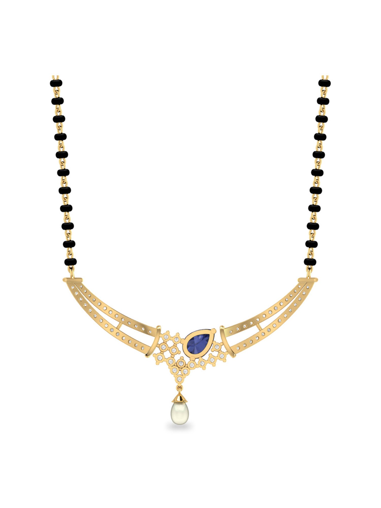 PC Jeweller Varja 18k Gold Mangalsutra Pendant